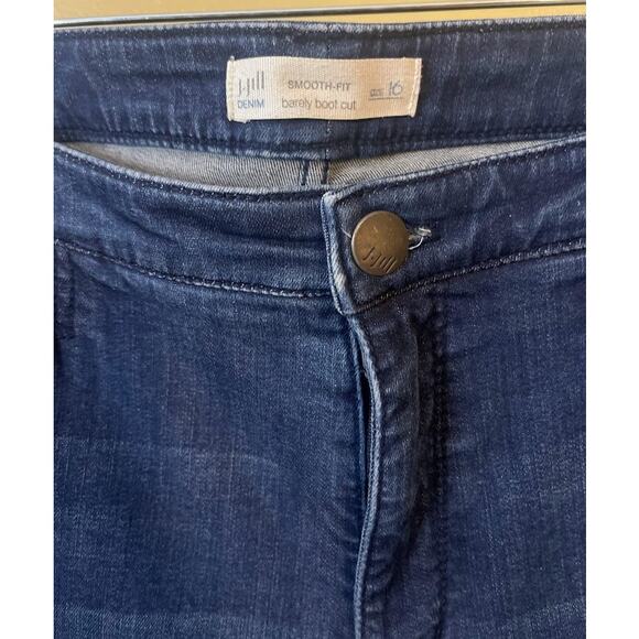 J.Jill Smooth-Fit Barely Boot Cut Jeans Size 16 - Picture 4 of 7